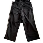 New York & Co. Jogger Capri Suit Women Black Tan Stripe Active Sporty Size S Photo 8