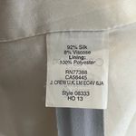 Madewell  Etude Long Sleeve‎ Silk Swiss Dot Dress Cream Small Above the Knee Photo 9