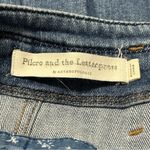 Pilcro and the Letterpress Pilcro Women’s Size 27 Blue High-Rise Patchwork Embroidered Slim Boyfriend Jeans Photo 8