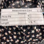 Natural Life  Womans Maxi Dress Size L Cottagecore Dark Florals Hippie Feminine Photo 7