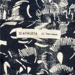 Athleta Santorini Indigo Floral Tropical High Neck Travel Tank Dress XS Photo 2