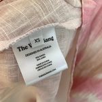 NWT The Wolf Gang Ames Keyhole Linen Blend Maxi Dress Blush Pink Size XS Photo 10