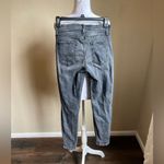 Current/Elliott CURRENT ELLIOT black/ grey lightly distressed high rise stiletto skinny jeans Photo 3