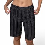 Loft Black & white striped shorts capri fit Photo 1