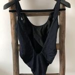 The Bikini Lab  One Piece Black & White Cheeky Swimsuit - Good times Tan lines Photo 1