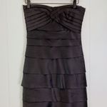 Rubber Ducky Productions Black Strapless Satin Bandage Dress S Photo 0