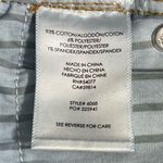 CAbi #6068 Button Fly Straight Leg Jeans Distressed Stretch Size 0 Photo 6