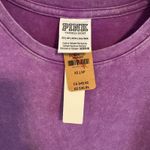 PINK - Victoria's Secret Victoria's Secret PINK Side Tie Ruched Heathered Purple Tank Dress Size XS NWT Photo 9