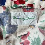 Aberdeen & Dunbar floral robe bright florals on a white background Red Size M Photo 5