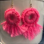 Bundle of 2 Crochet Boho Fringe Earrings (Handmade) Photo 5
