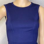Armani Exchange NWT Bodycon Ponte Seamed Mini Dress Navy Blue Size XS Photo 2