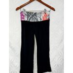Lululemon  Tadasana Slit Crop Yoga Black‎ Legging Size 4 Photo 6
