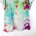 Old Navy  Medium Top Handmade Tie Dye Dragonfly Wings Blue Purple Pink 1343‎ Photo 4