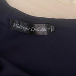Midnight Doll Midnight Blue Juniors Size 3 Rhinestone Elegant One-Shoulder Mini Navy Dress NWT Photo 6
