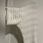 Sweet Romeo Womens Sz:M White Open Knit Oversized  Lightweight Bat Wing Sweater. Photo 6