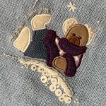 White Stag Vintage Christmas Bear Sweater Vest Photo 4