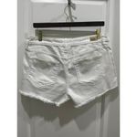 Paige  Denim White Raw Hem Cut Off Shorts Sz 29 Photo 5