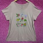 Disney Princess Flower women’s plus size T-shirt 5 Photo 0