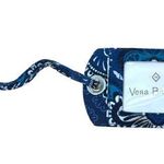 Vera Bradley  Blue Paisley Floral Luggage Tag NEW without Tag Photo 0