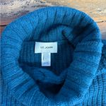 St. John  100% Wool Fringe Poncho with Functional Buttons ~ Size Large 🧡🍄 Photo 6