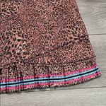 Lucky in Love 18" High Rise Animal‎ Print Pleated Pocket Golf Skirt Skort Size M Brown Size M Photo 2