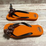 Hot Flops Oklahoma State Football Flip Flops Women’s Size Large 10 Photo 3