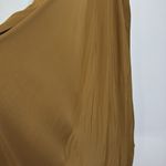 A New Day  Brown Midi Dress Lightweight Cutout asymmetrical Hem Tie Back Size M Photo 8