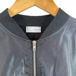 Marigold Shadows Black Oversized Sequin Sleeve Bomber Jacket Women’s OS One Size Size undefined Photo 4