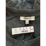 Madewell  Women's Crew Neck Puff-Sleeve Relaxed Tee Dark Green S Small New Photo 8