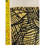 Anthropologie Weston Wear Yellow Black Emerging Leaves Sleeveless Dress Size 4 Photo 7