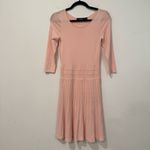 Ralph Lauren Lauren  Pink Three-Quarter Sleeve Jersey Dress SP Photo 2