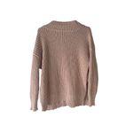 Aerie Size Medium Light Pink Knit Round Neck Sweater Coquette Soft Cozy Photo 3