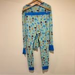 Little Sleepies Womens Moana Bamboo Pajama Set in Blue Size Medium Large Photo 3