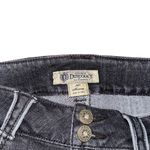 Democracy  Black Gray Mid Rise Skinny Jeans Women’s Size 10 Embroidered Stretch Photo 6