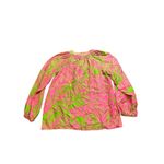 Lilly Pulitzer RARE  Silk Elsa Top Queen of Hearts Pink Green XS‎ Womens Photo 5