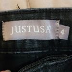 Just USA Black Dark Wash Denim Casual Classic High Rise Bootcut Jeans Size 4 Photo 7