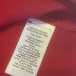 Elegant Red Women's Top with Black Trim Size M Photo 6