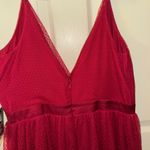 EXPRESS  Scarlet Red Tulle Dress Photo 4