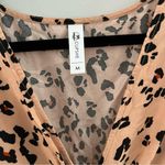 Cupshe  animal print summer dress, peach, medium Photo 5