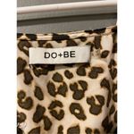 DO+BE  Satin Lace Cheetah Print Tank Top Size Small Photo 5