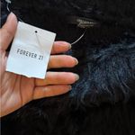 Forever 21 NWT  Black Fuzzy Top Photo 2