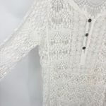 Crochet Lace Tunic Top Size XL White Photo 4