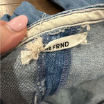 GRLFRND  Ellie One Shoulder Denim Mini Dress Size XS Photo 5