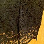 H&M  black lace and mesh body con dress Photo 6