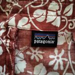 Patagonia Vintage  Size 6 Beachcomber Pants Floral Print Brown White Cropped Photo 2