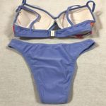 Brazilian Size Medium Light Lilac Floral Design. New With Tags Purple Photo 2