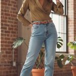 C/MEO COLLECTIVE  YOUR TYPE SHIRT TAUPE XS NWT Photo 0