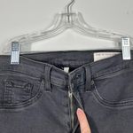 Rag and Bone Washed Black Ankle Raw Hem Crop Distressed Denim Legging Jeggings 27 Photo 3