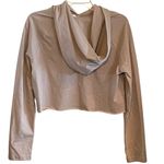 Divided New H &M Tan lounge wear Cropped Hoodie Photo 3