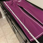 True Religion Y2K soft wide leg sweatpants, pull up elastic waist, magenta L Photo 8